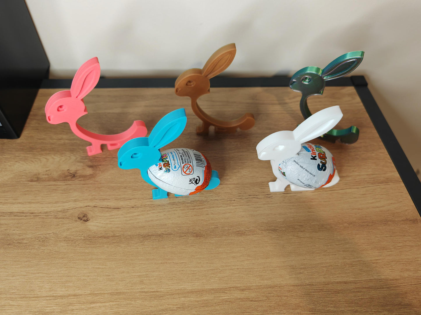 Easter Kinder Egg Bunny holder - 3D printed