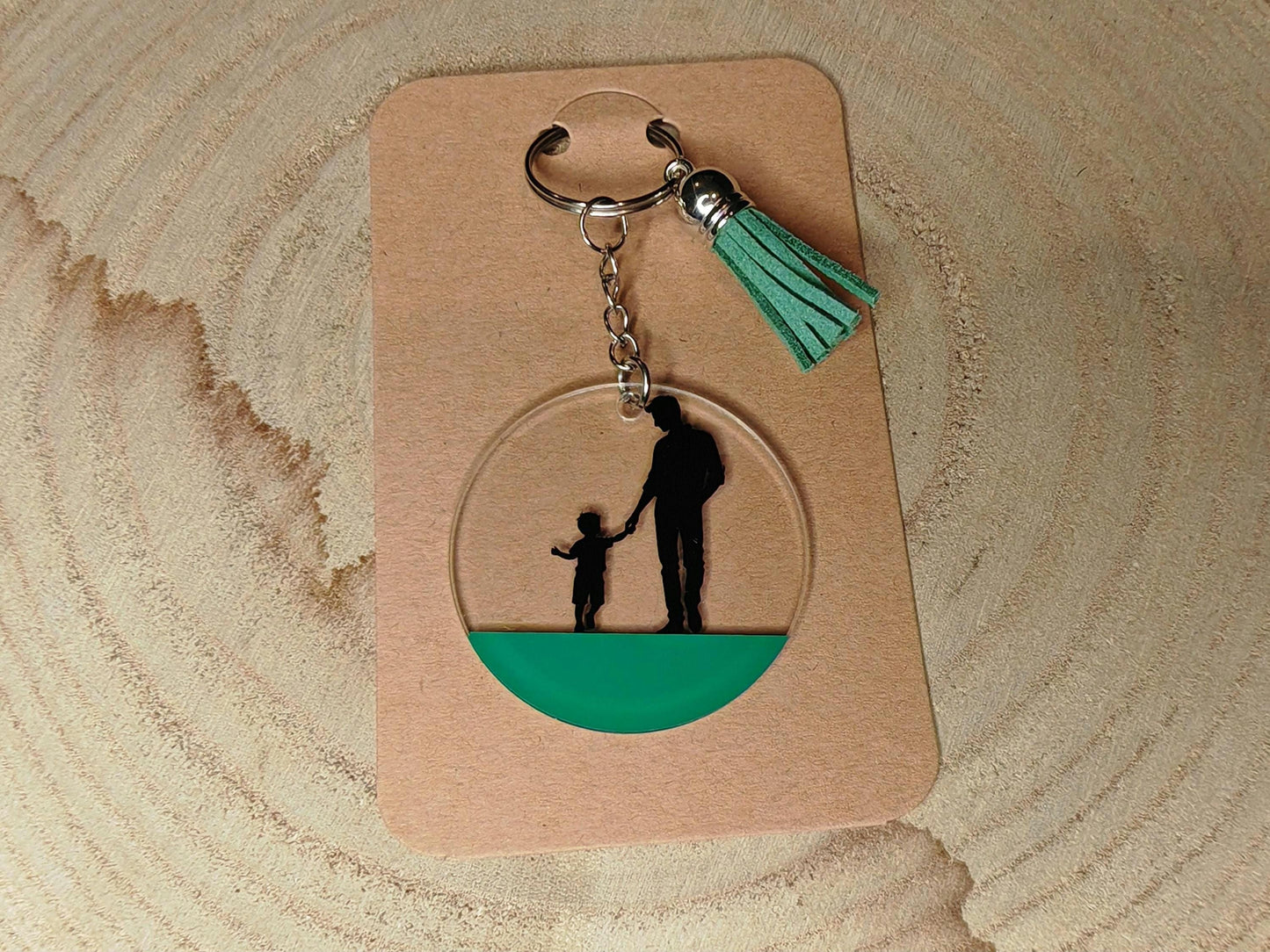 Novelty Keyrings - Father and Son