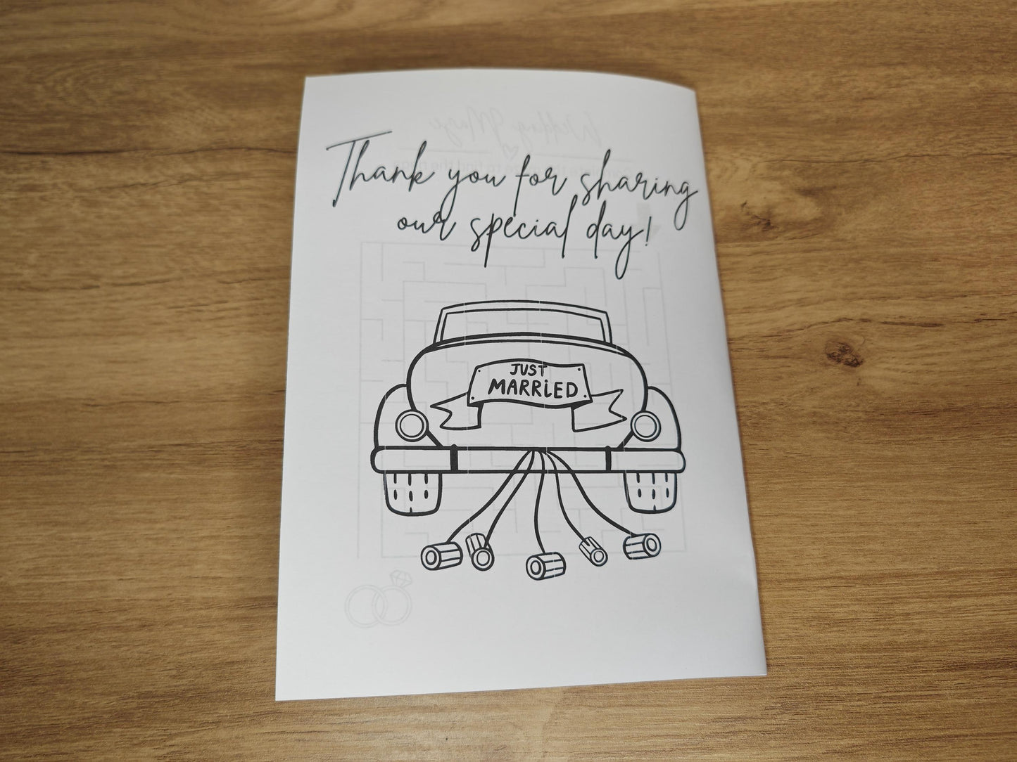 Personalised Children's Wedding Activity Packs