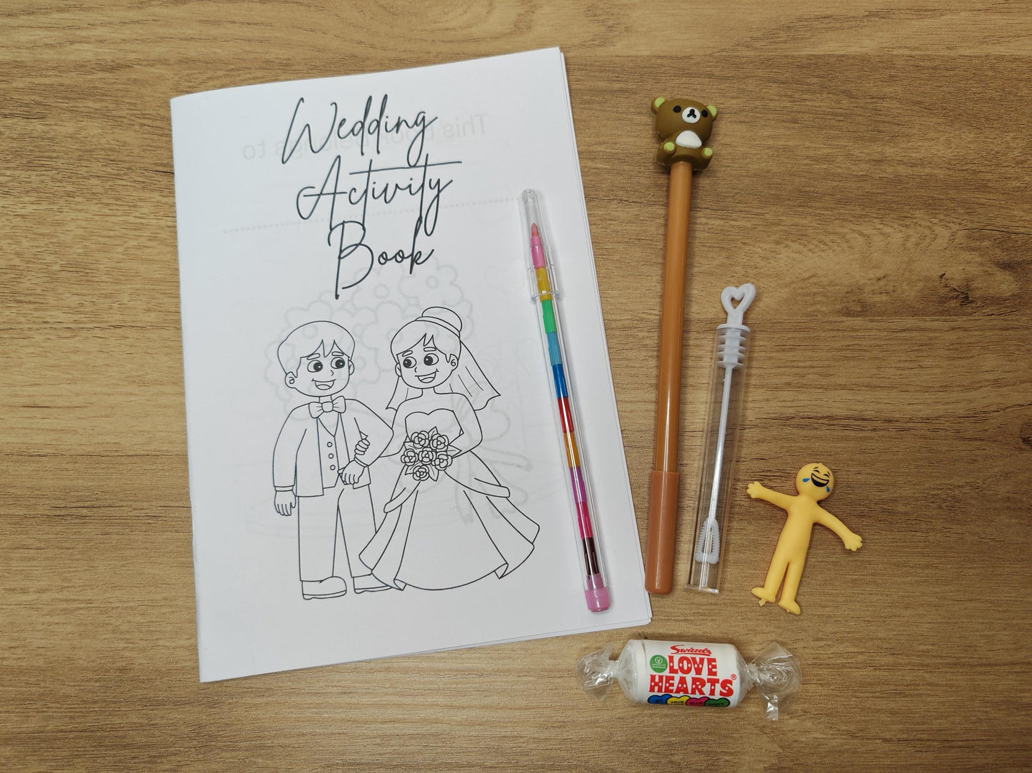 Personalised Children's Wedding Activity Packs