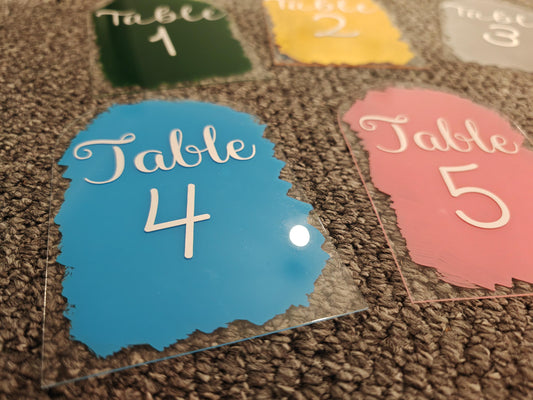Wedding/Event table numbers