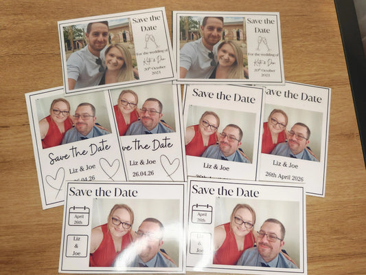 Save The Date - Photo Fridge Magnets