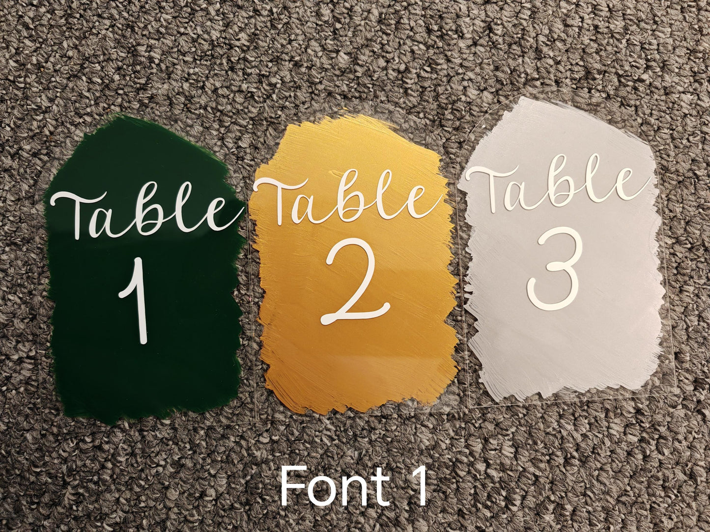 Wedding/Event table numbers
