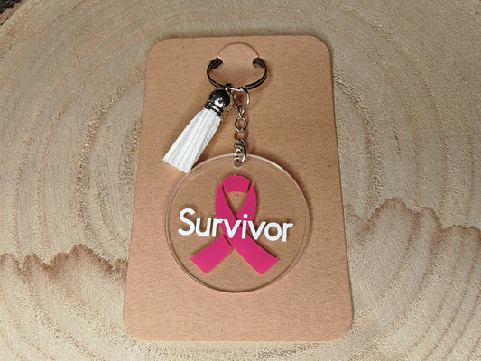 Novelty Keyrings - Cancer Survivor