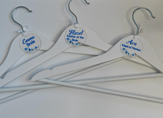 Personalised wedding Hanger Tags - Bridal party (Hanger NOT Included)