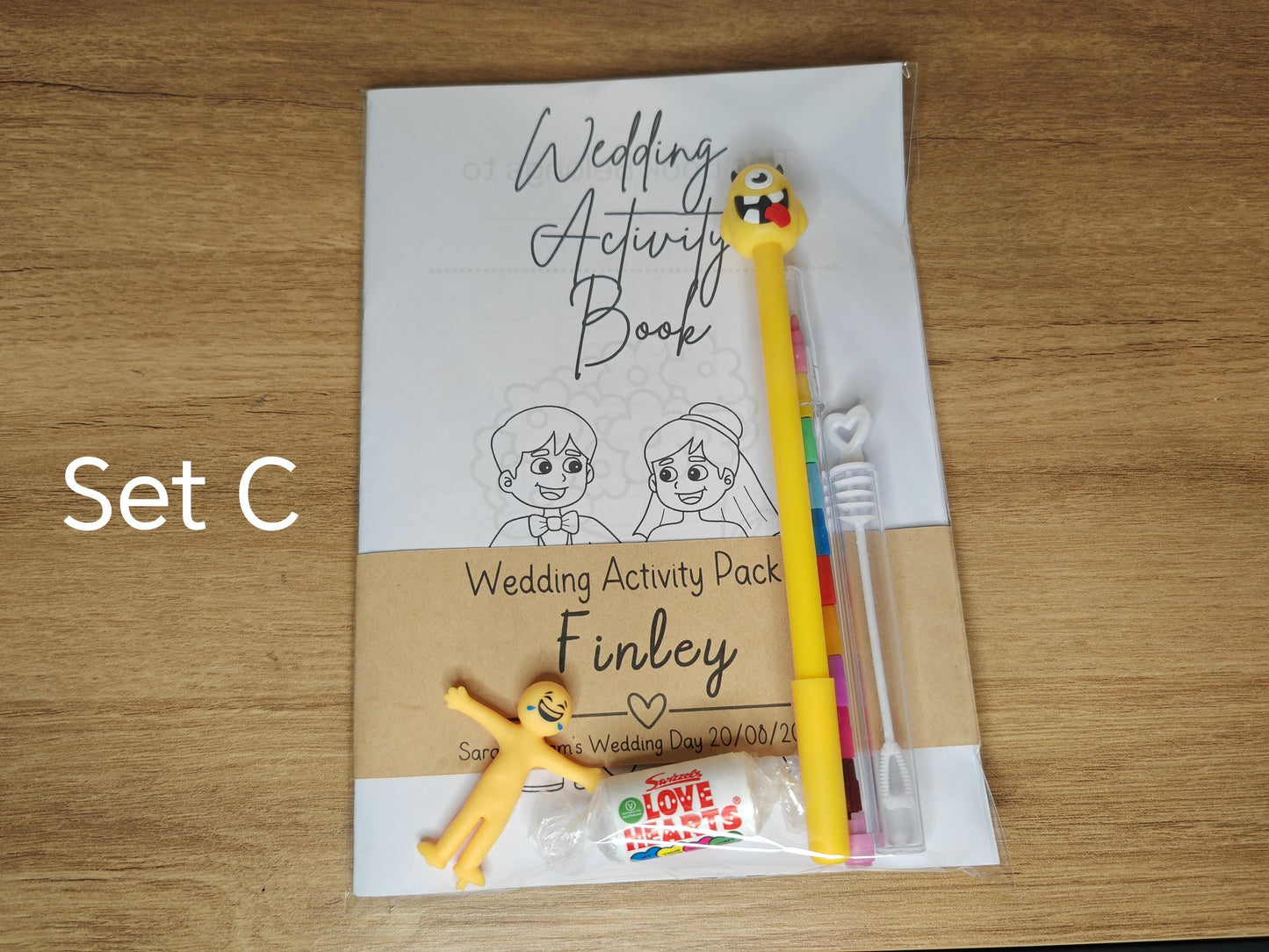 Personalised Children's Wedding Activity Packs
