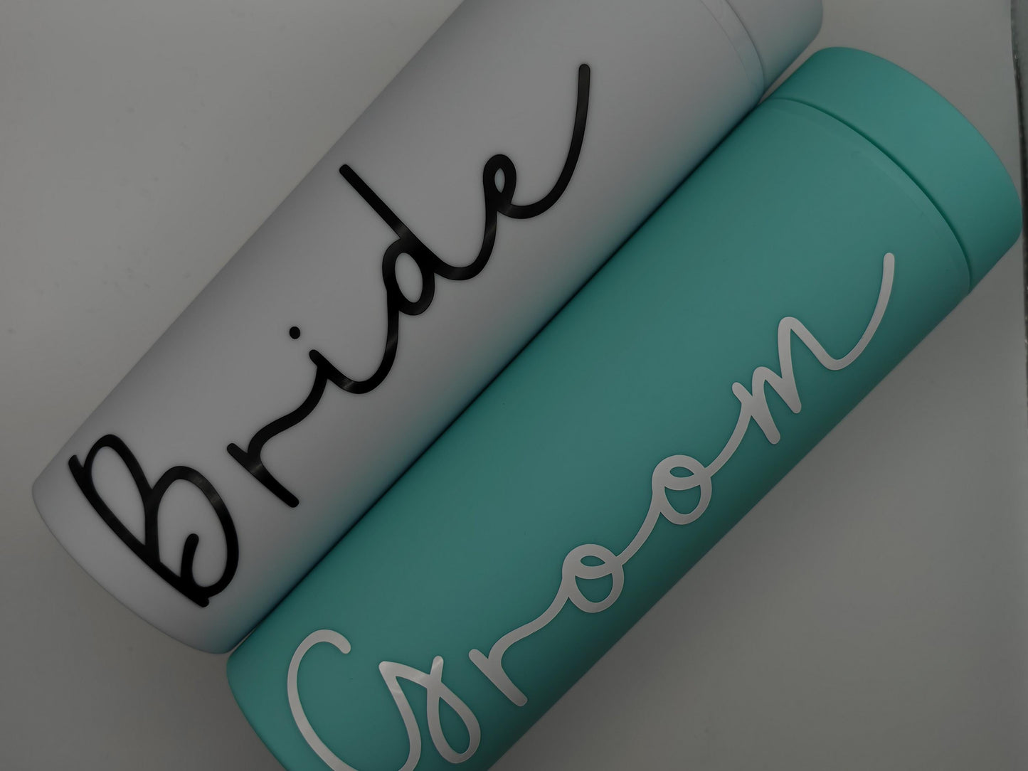 16oz - Skinny Tumbler - Bride and Groom set