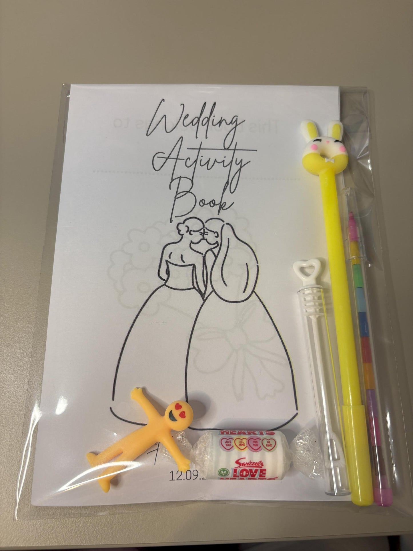 Children's Wedding Activity packs - Mr and Mr/Mrs and Mrs