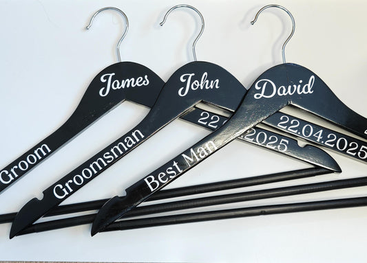 Personalised wedding Hangers - Groomsmen