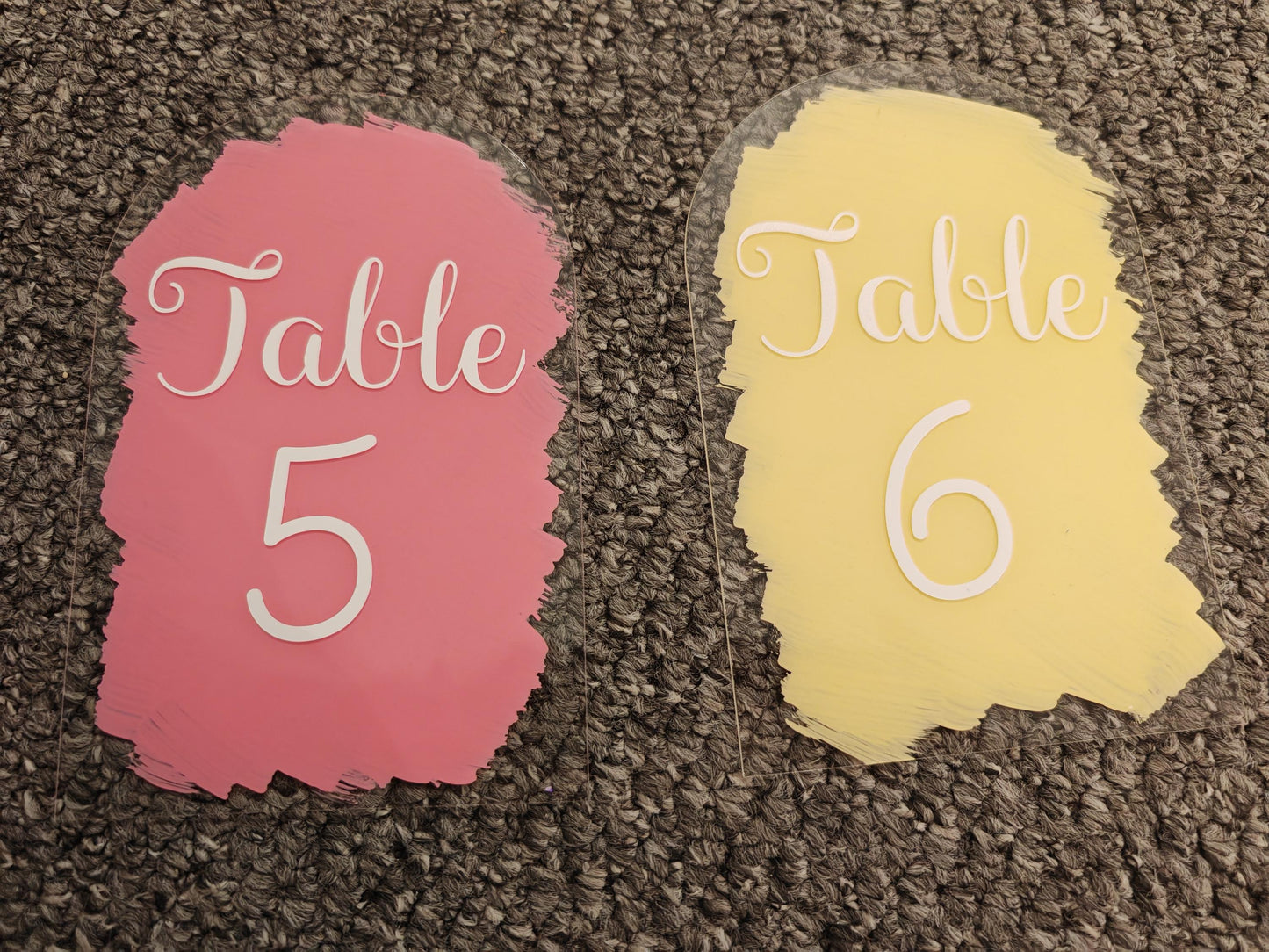 Wedding/Event table numbers