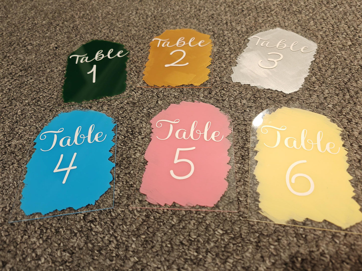 Wedding/Event table numbers