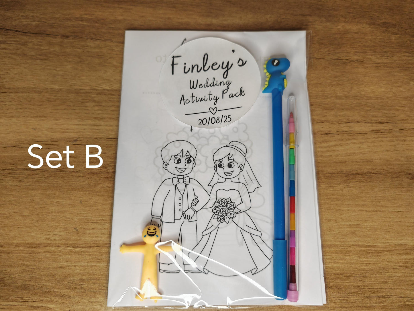 Personalised Children's Wedding Activity Packs