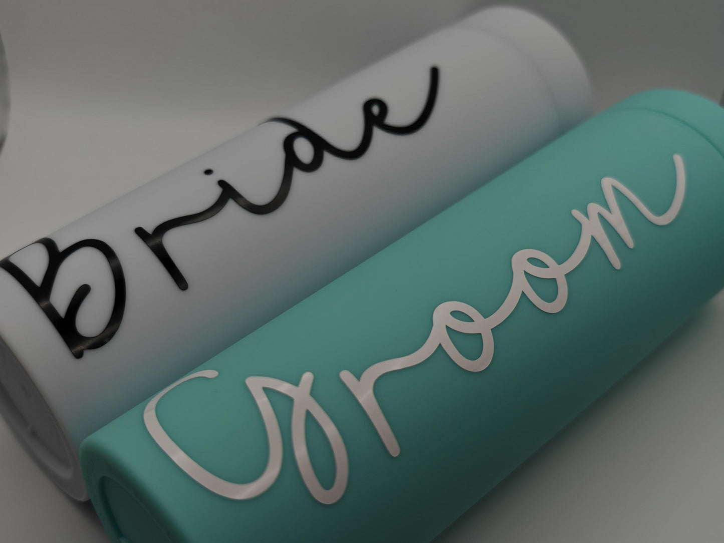 16oz - Skinny Tumbler - Bride and Groom set