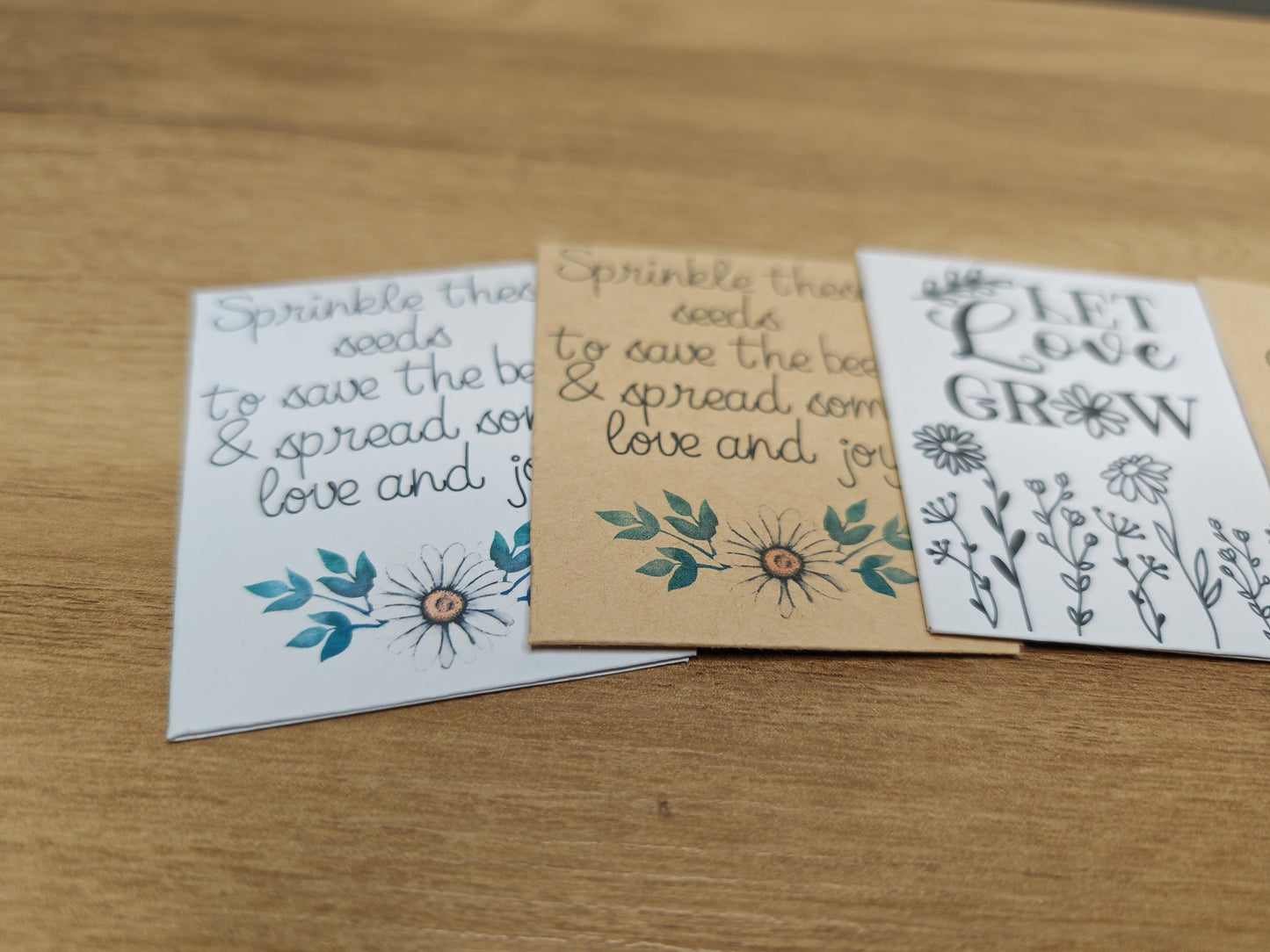 Seed packets - Wedding Favour - wildflower