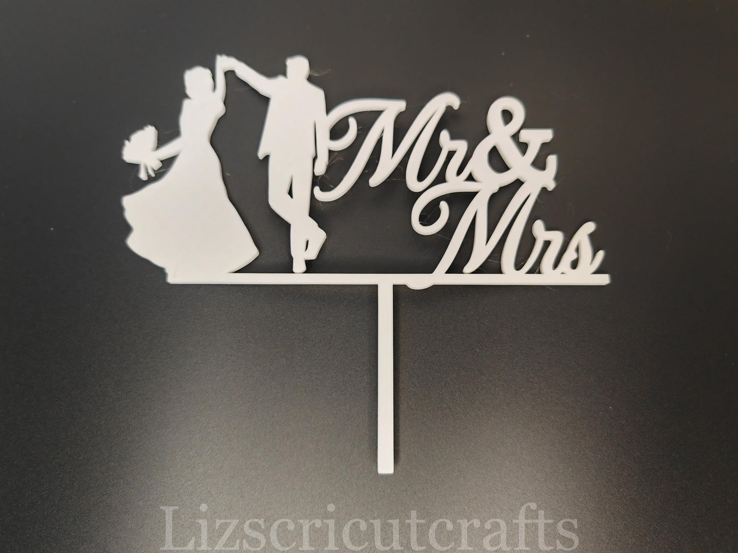 Wedding Cake Topper - 3D Printed