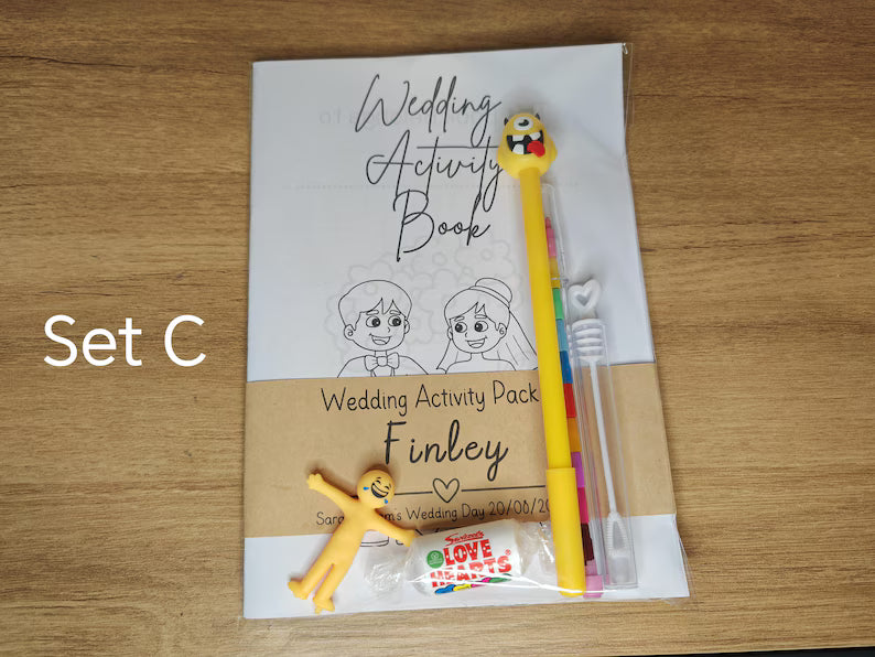 Children's Wedding Activity packs - Mr and Mr/Mrs and Mrs