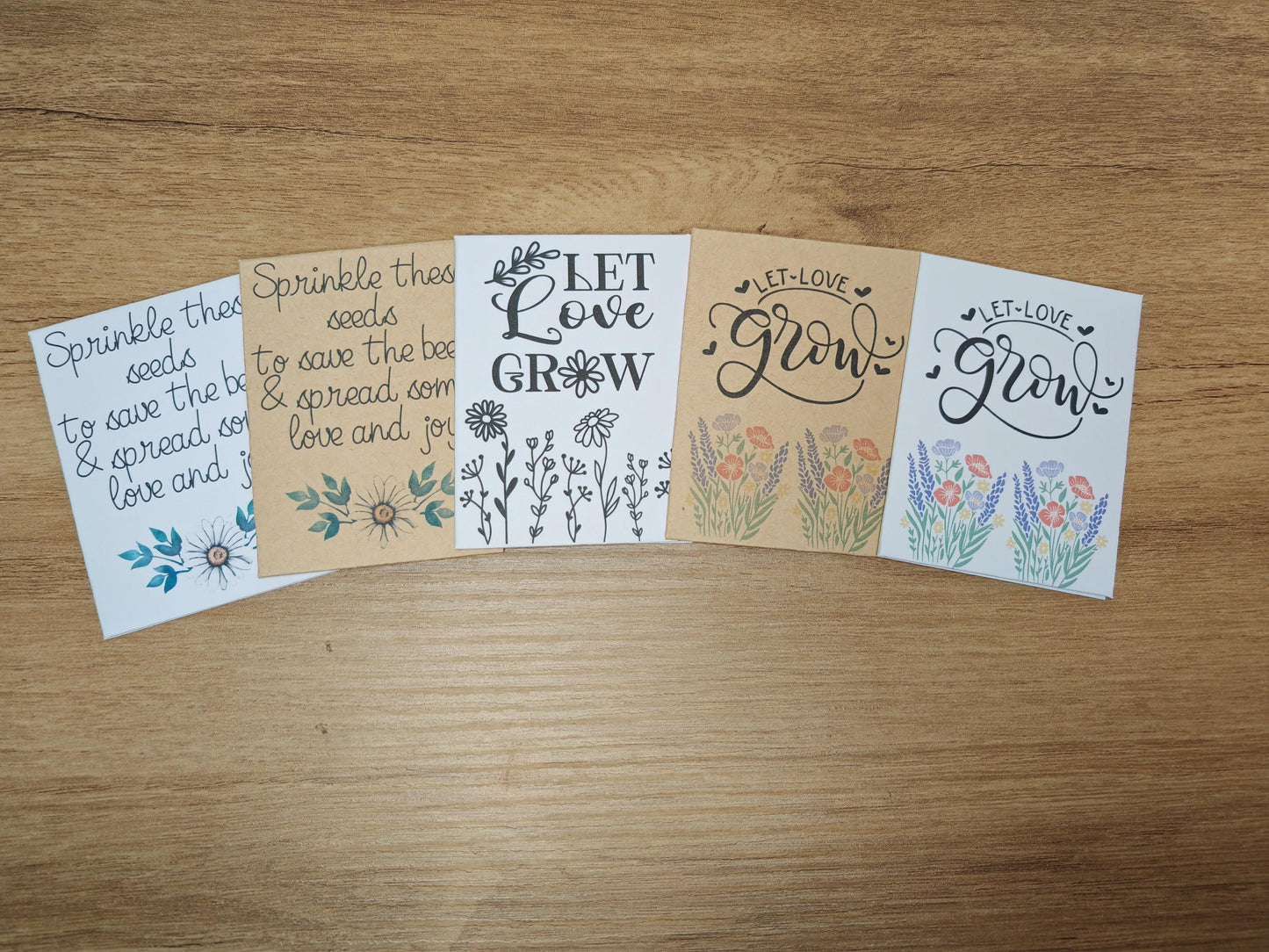Seed packets - Wedding Favour - wildflower