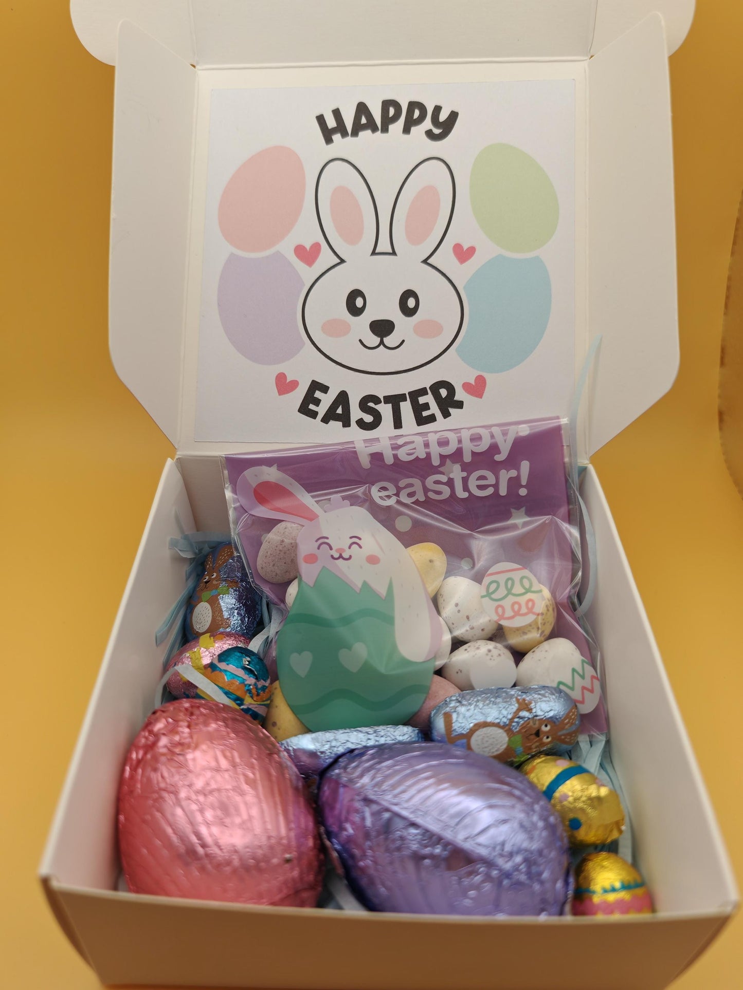 Personalised Easter Chocolate Gift box - PRE FILLED
