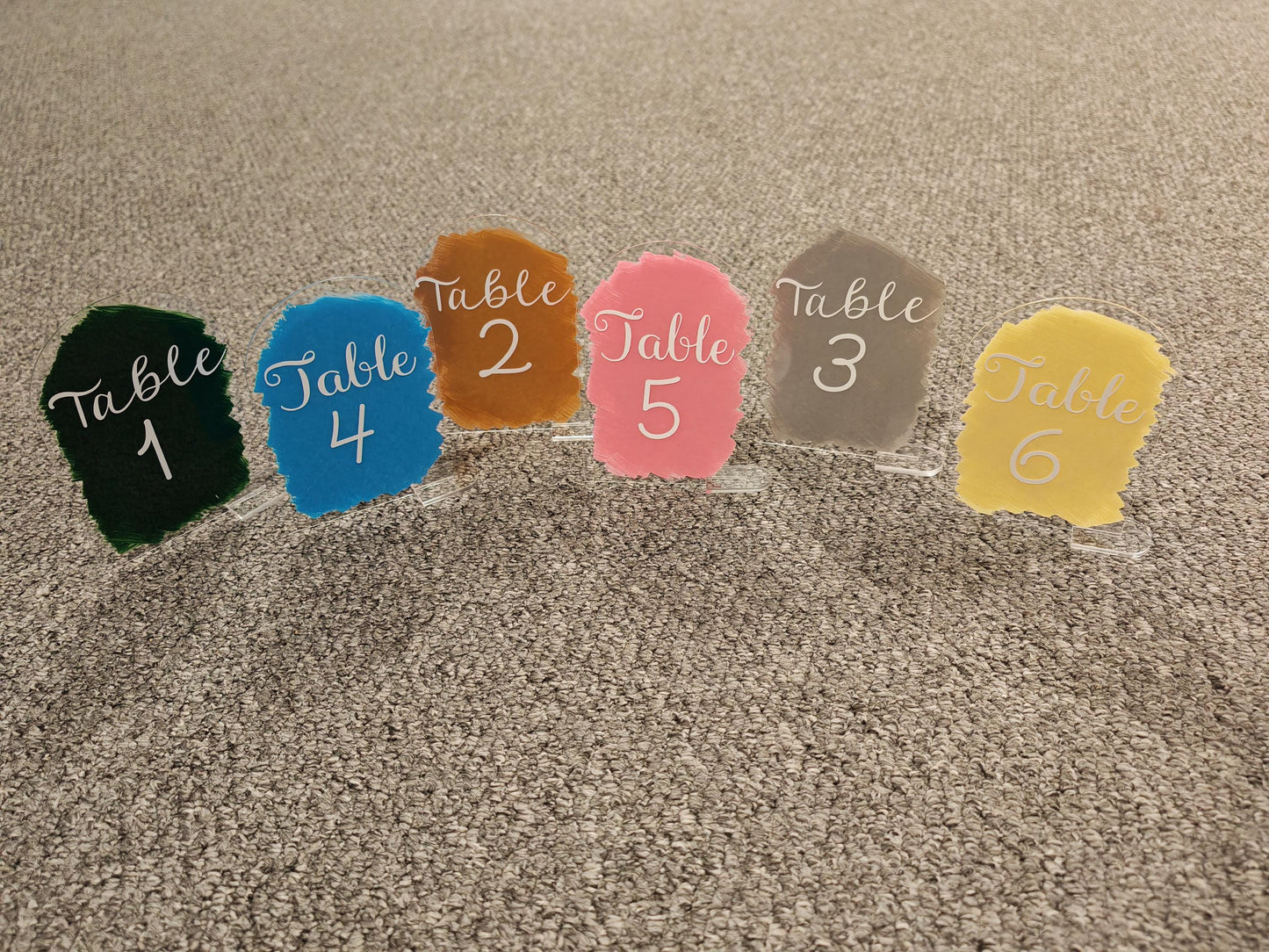 Wedding/Event table numbers