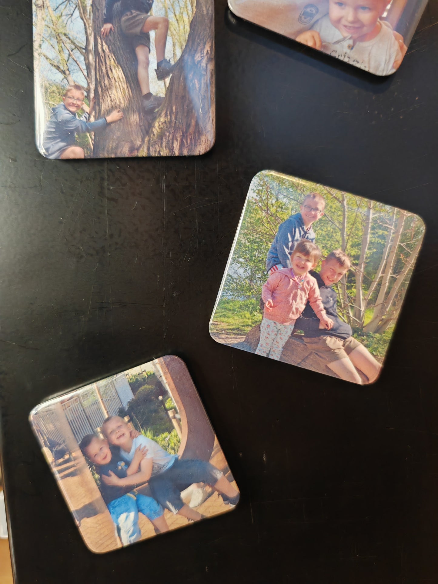 Personalised 5x5cm photo  Magnets - Photo Gifts - Family photos - Memory Magnets