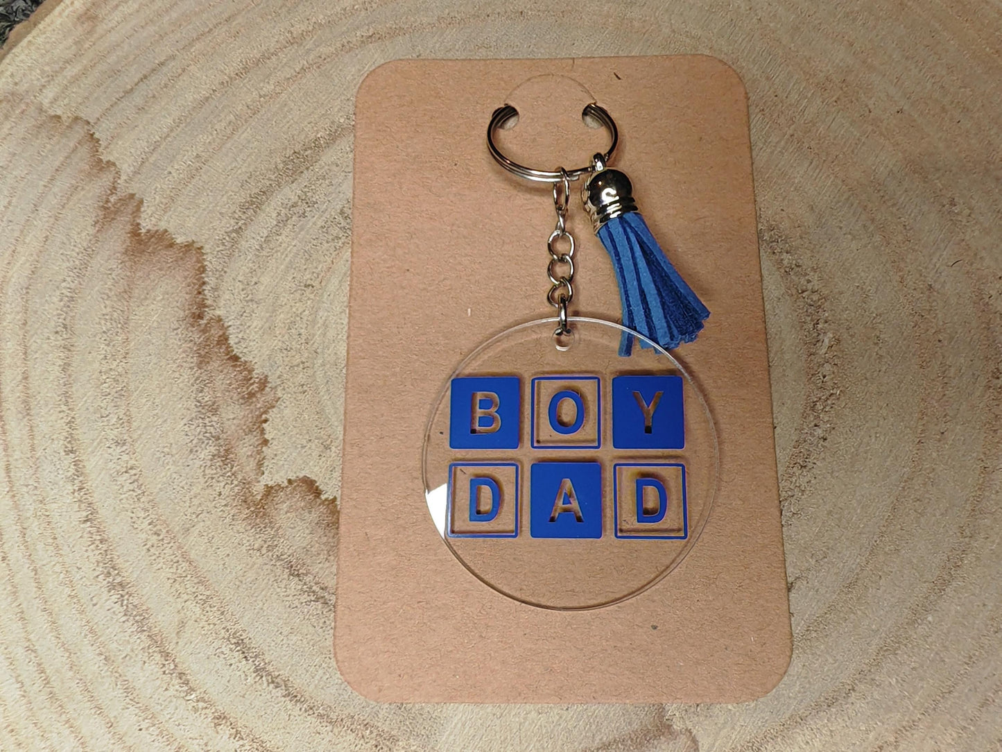 Novelty Keyrings - Boy Dad