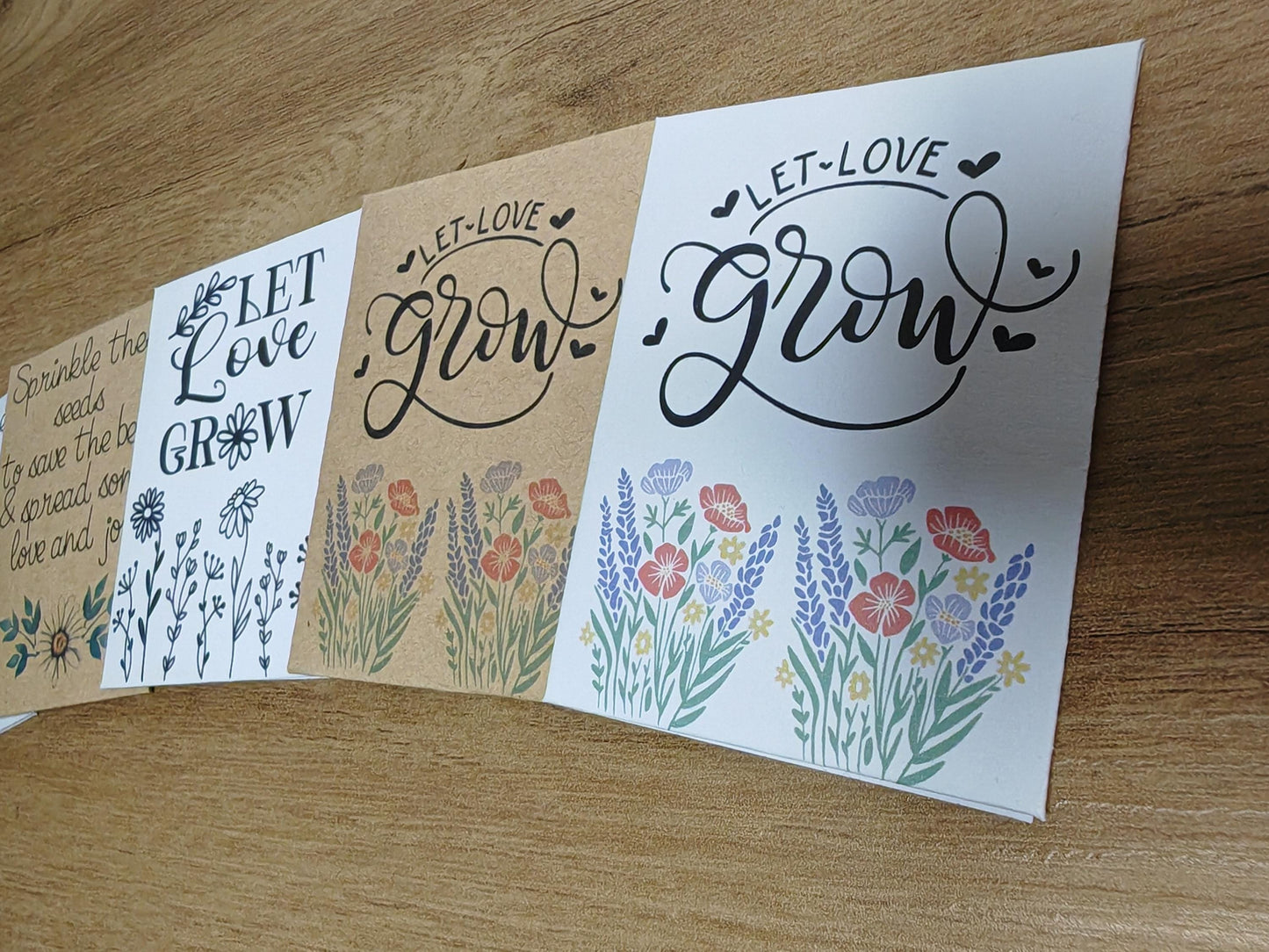 Seed packets - Wedding Favour - wildflower