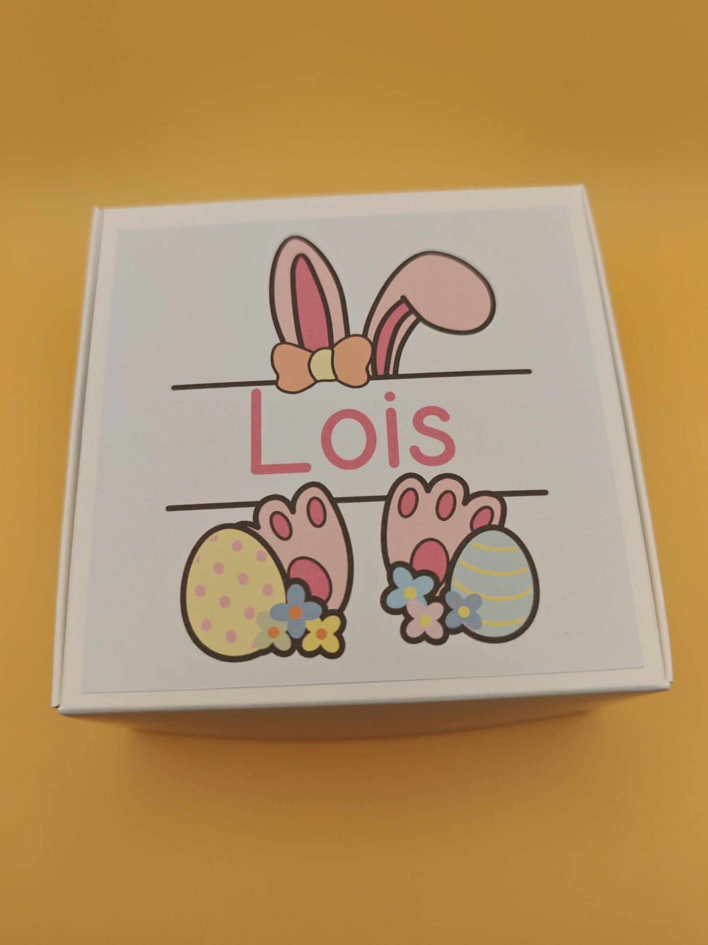 Personalised Easter Chocolate Gift box - PRE FILLED