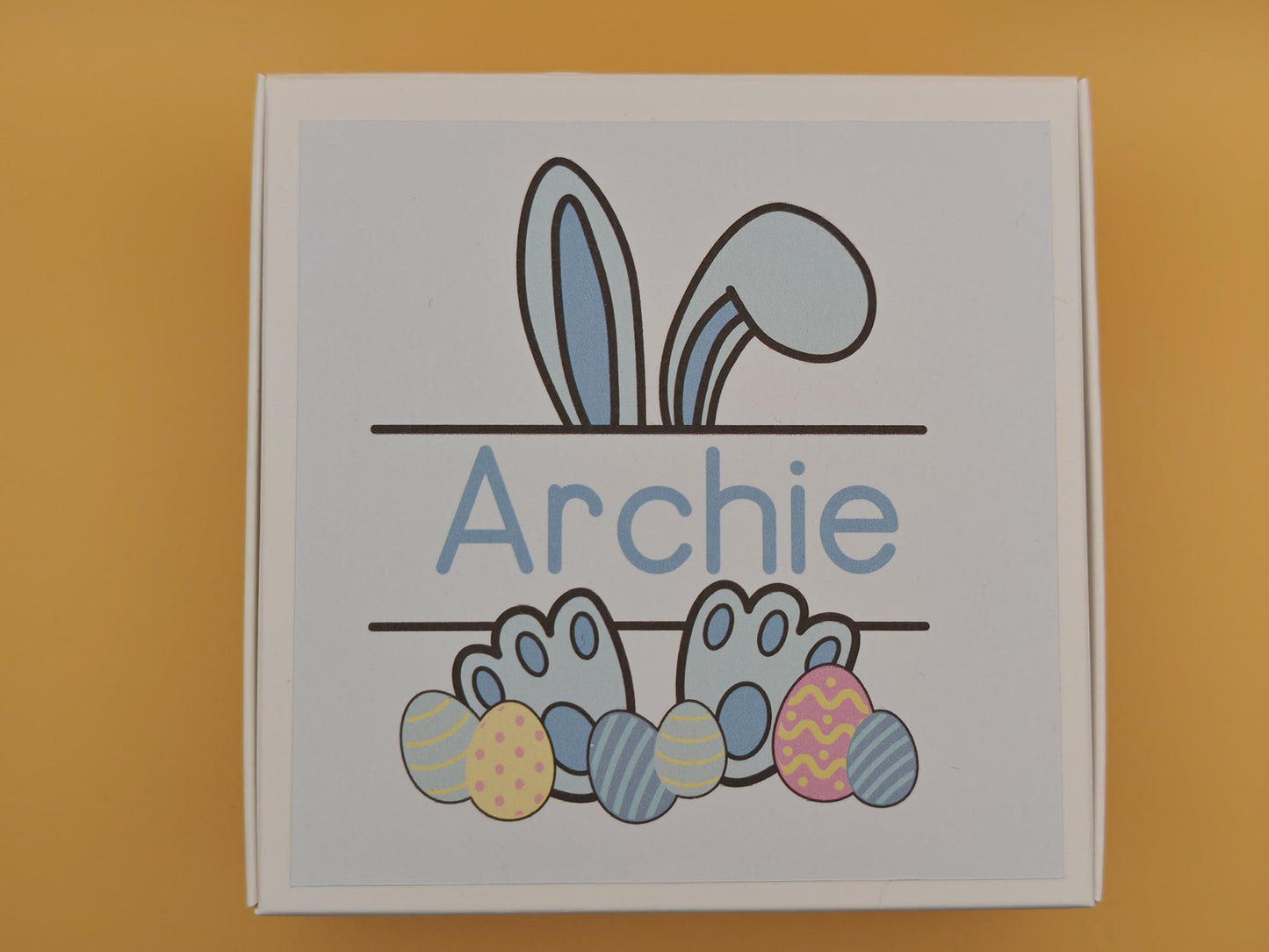 Personalised Easter Chocolate Gift box - PRE FILLED