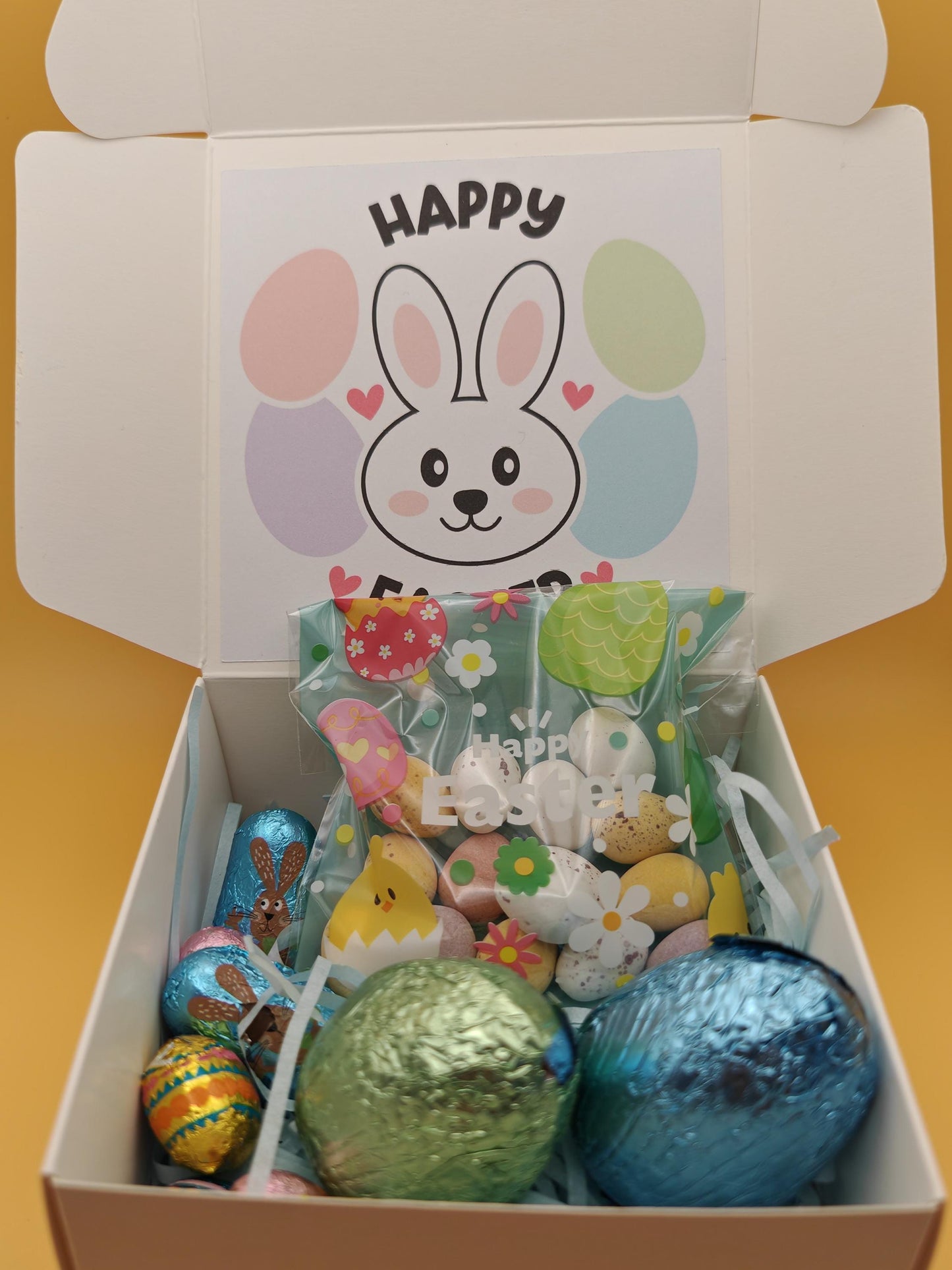 Personalised Easter Chocolate Gift box - PRE FILLED