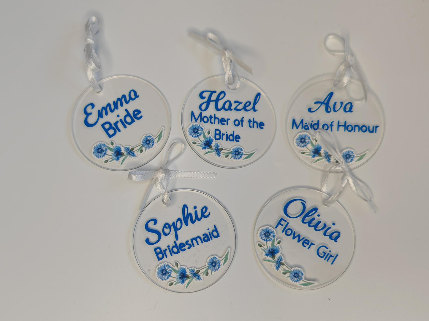 Personalised wedding Hanger Tags - Bridal party (Hanger NOT Included)