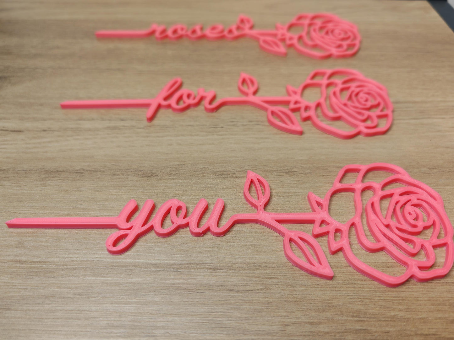 Roses for you - Timeless Rose gift set - valentines - anniversary - wedding