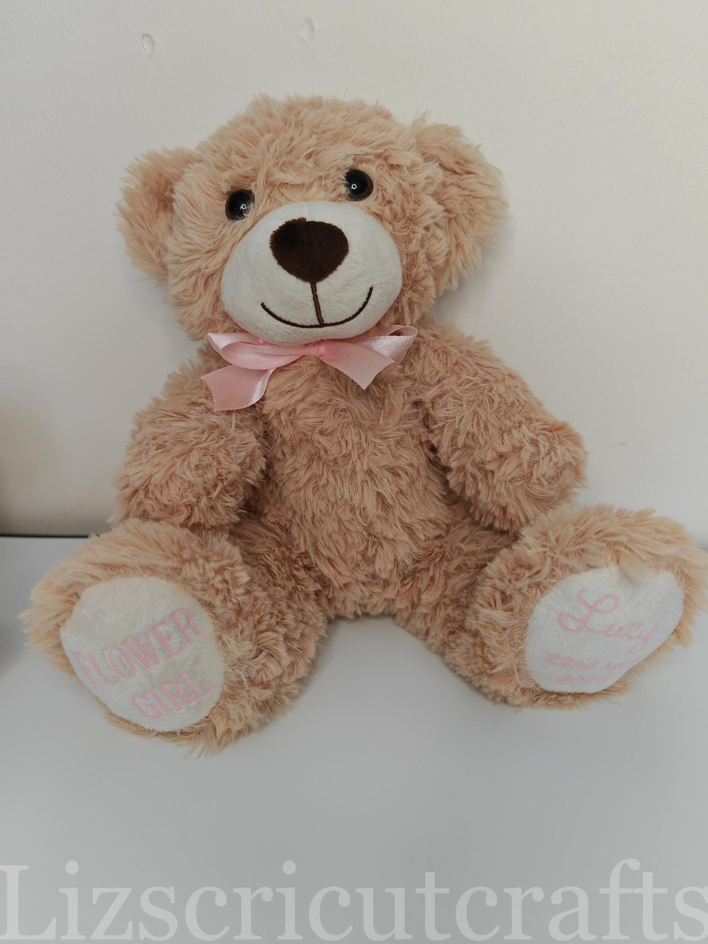 Page Boy / Flower girl gift, Brown bear wedding gift, Children's wedding gift.