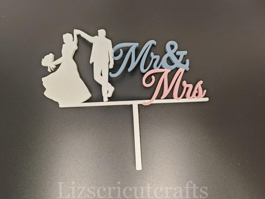 Wedding Cake Topper - 3D Printed