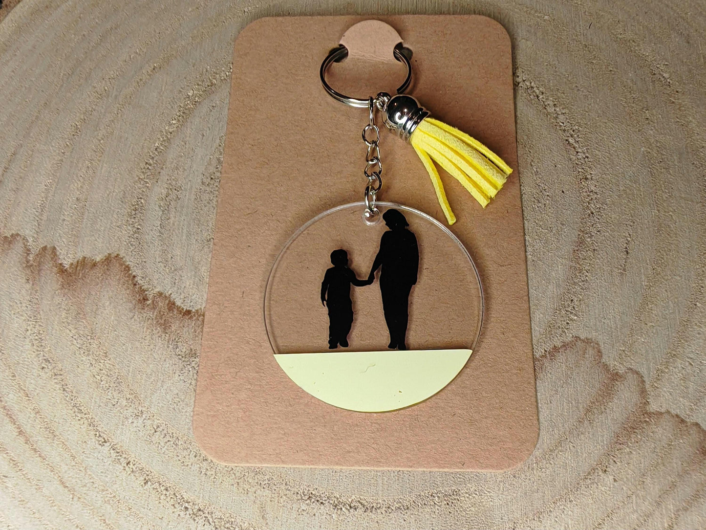 Novelty Keyrings - Mum and Son