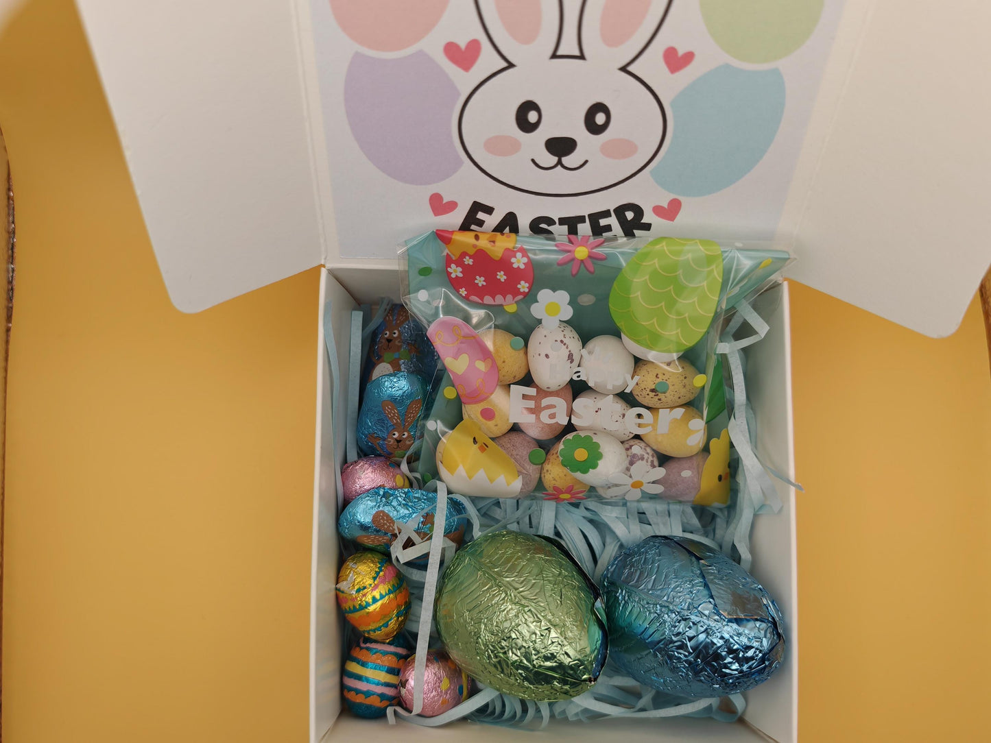 Personalised Easter Chocolate Gift box - PRE FILLED