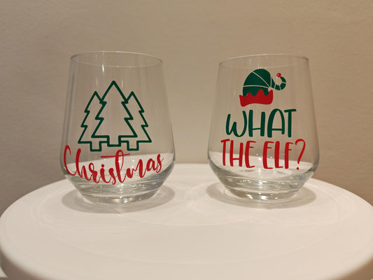 Custom Christmas Glasses - Personalised