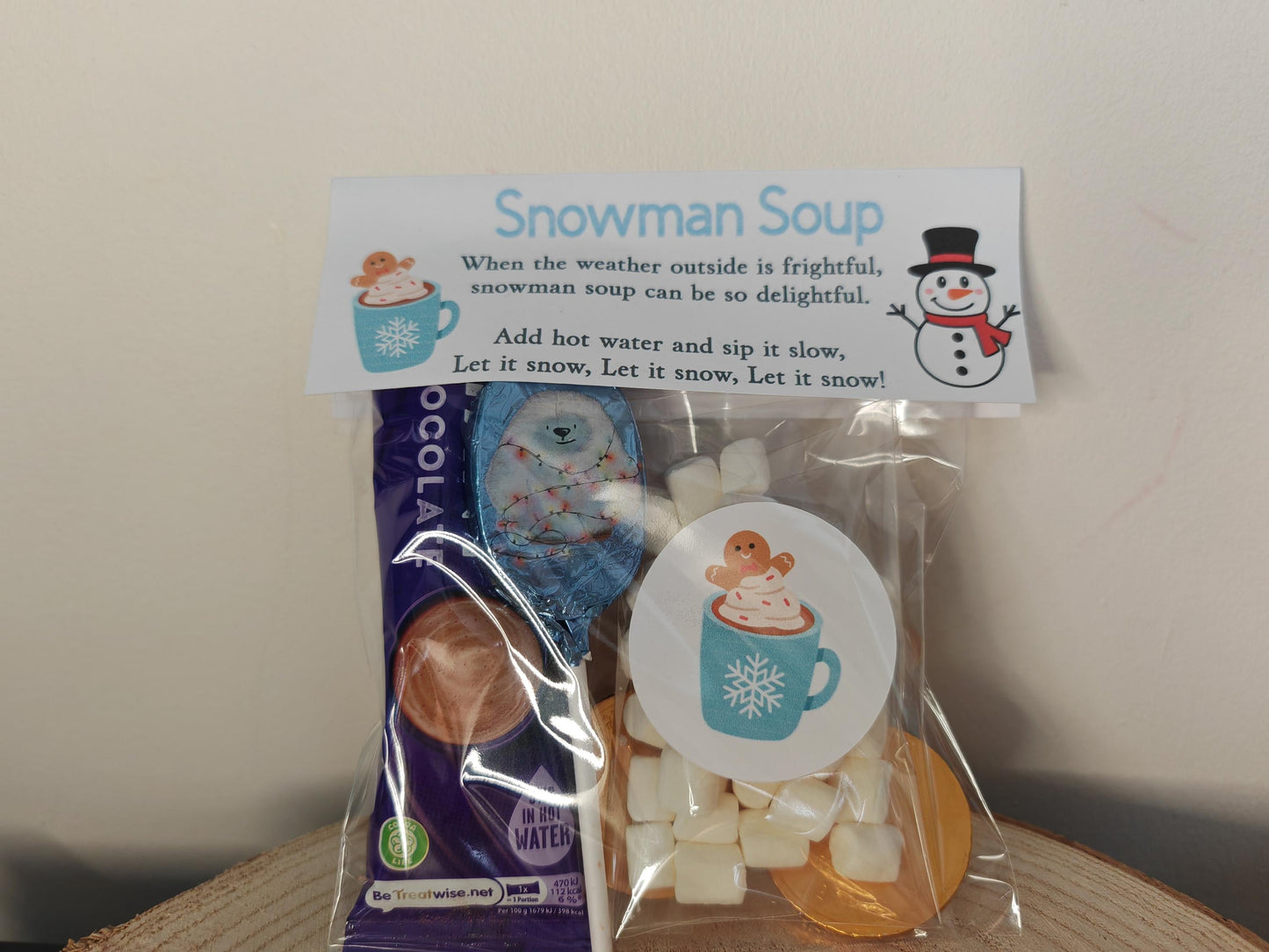 Snowman Soup - Hot chocolate gift, christmas eve box, gifts for kids