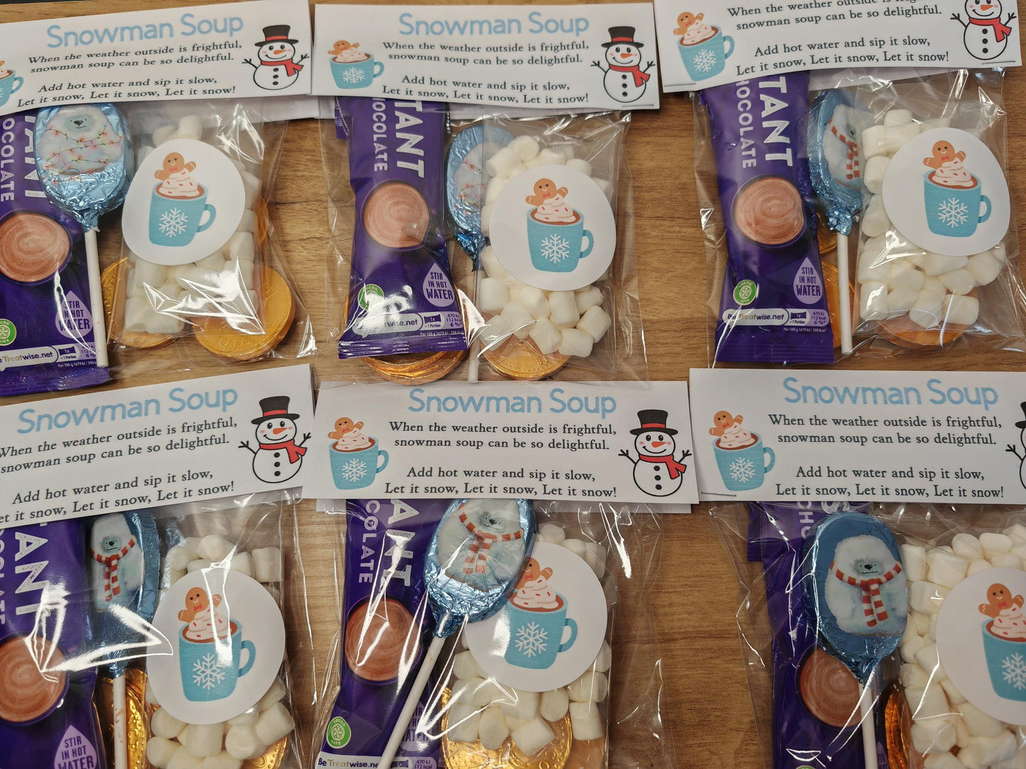 Snowman Soup - Hot chocolate gift, christmas eve box, gifts for kids