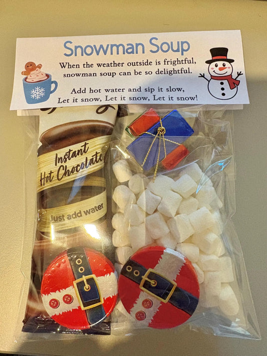 Snowman Soup - Hot chocolate gift, christmas eve box, gifts for kids